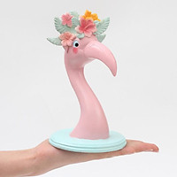 Creative Eyeglass Holder Stands - Resin Eyeglass Spectacle Holder Stand, Home Decorative Glasses Accessories - Pink Flamingos Shaped