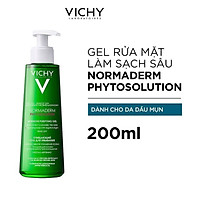 Gel Rửa Mặt Sạch Sâu Giảm Dầu Vichy Normaderm Phytosolution