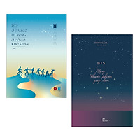Combo 2 cuốn sách Mới Nhất của BTS: BTS - Ở Đâu Có Hy Vọng Ở Đó Có Khó Khăn + BTS - Những Thước Phim Quay Chậm (Tặng kèm bookmark Happy Life)