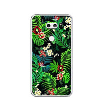 Ốp lưng dẻo cho điện thoại LG V30 - 0323 LEAF02 - Hàng Chính Hãng