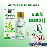 Dầu tràm Cajeput Huế - Tinh dầu nguyên chất phòng dịch hiệu quả - Mua tinh dầu tràm tặng kèm xịt khử mùi.