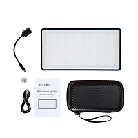 LituFoto Mini Pocket RGB Led Video Light Panel Power Bank Function Camera Fill Light 3200K-5600K RA>96+ 360 Colors 9