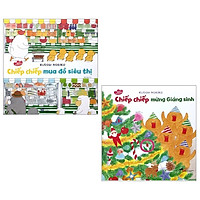 Combo Ehon Kỹ Năng Sống: Chiếp Chiếp Mua Đồ Siêu Thị + Chiếp Chiếp Mừng Giáng Sinh (Bộ 2