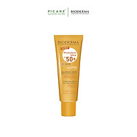 Kem Chống Nắng Bioderma Hỗ Trợ Giảm Bóng Nhờn Photoderm Max Aquafluide Teinte Claire SPF50+ 40ml (Có Màu)
