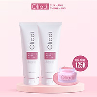 Combo 2 kem body Oliadi giúp dưỡng trắng da toàn thân 200ml tặng 1 ủ môi hồng xinh 15g