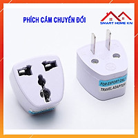 Phích chuyển đổi sạc 3 chân - Giắc cắm điện chuyển đổi ổ 3 chấu thành 2 chấu