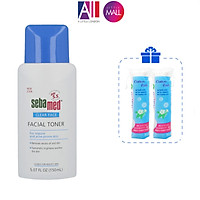 Nước hoa hồng se khít lỗ chân lông Sebamed pH 5.5 Clear Face Facial Toner 150ml TẶNG bông tẩy trang Jomi (Nhập khẩu)