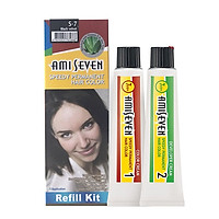 Nhuộm phủ bạc dược thảo Amiseven nhanh 7 phút AMI SEVEN Speedy Permanent Hair Color (Loại tiết kiệm) (60+60)