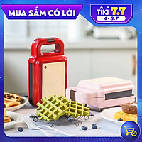 Máy Nướng Bánh Mì Sandwich Bánh Kẹp Đa Năng Gồm 2 Bộ Khuôn - Máy Nướng Bánh, Rán Trứng, Rán Thịt, Làm Bánh Mì Kẹp Cao Cấp
