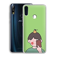 Ốp lưng dẻo cho điện thoại Zenfone Max Pro M2 - 01219 7898 BOY01 - in hình chibi dễ thương - Hàng Chính Hãng