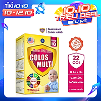 Sữa bột Colosmulti IQ hộp 22 gói x 16g phát triển chiều cao và trí thông minh cho trẻ