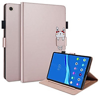 Bao da điện thoại kèm ví đựng thẻ và giá đỡ chất liệu da PU và silicon dẻo cho Lenovo M10 Plus (2020) 10.3"