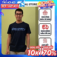 Áo Thun,Phông Nam Thời Trang Ngắn Tay Cổ Tròn Unisex Phom Rộng Oversized Discovery Tuto5 Cao Cấp 100% Cotton AT07