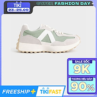 Giày Thể Thao Sneaker Nữ Viền V Cá Tính HAPAS - GSK387