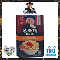 Yến mạch Quaker Oats nguyên chất 100% nhập khẩu từ Mỹ - Chính Hãng