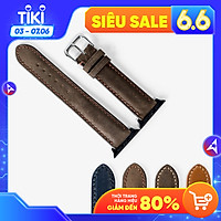 Dây Apple Watch da bò Vintage Bụi Leather D116 - Hàng khâu tay thủ công cao cấp - Bảo hành 12 tháng