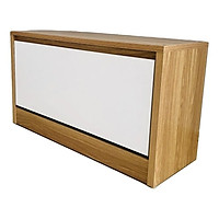 Tủ giày thông minh 1 tầng 80x45x30 cm; Joy Shoes Cabinet - Màu Sồi