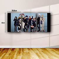 Bộ tranh 3 tấm anime Chú thuật hồi chiến Jujutsu Kaisen (6) tranh ghép anime 86,6x40cm