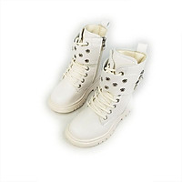 Giày boot cao cổ 2 khóa 3218