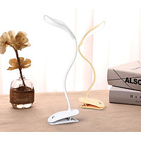 Đèn Led Sạc cổng USB kẹp bàn học chống cận thị điều chỉnh góc 360 độ.(Giao màu ngẫu nhiên)