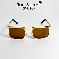 Mắt kính nam cao cấp Jun Secret gọng vuông kiểu dáng độc lạ thích hợp cho giới trẻ, tròng chống tia UV JS8092