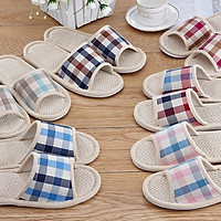 DÉP VẢI ĐI TRONG NHÀ CHO CẢ GIA ĐÌNH, MÀU NGẪU NHIÊN, NỮ SIZE M,L NAM SIZE 2XL, 3XL