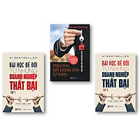 Combo 2 cuốn sách: Bài Học Để Đời Từ Những Doanh Nghiệp Thất Bại 1 và tập 2 và Triệu Phú