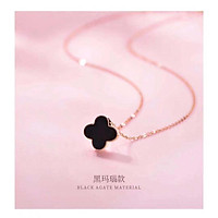Dây chuyền Vòng cổ nữ cỏ 4 lá Van C&A cao cấp nhiều màu sắc Emlux Jewelry Store