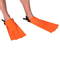1Pair Swimming Fins Adjustable Soft Flippers Monofin Underwater Diving ABS