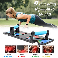 Dụng Cụ Chống Đẩy Hít Đất, Chống Đẩy 9 in 1 Hướng Dẫn Luyện Tập Hít Đất Tại Nhà, Chống Đẩy Đúng Cách tiện lợi