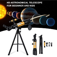 Astronomical Telescope 90X HD Monocular Telescope Refractor Spotting Scope Beginner Kids Telescope with 5×24 Finder