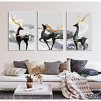 Bộ tranh treo tường phong thủy trang trí nội thất đẹp và mới nhất thị trường ĐL 02