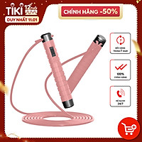 Dây nhảy thể thao lõi thép cao cấp Rhino J501 tự động đếm số, tích hợp đo calo, quãng đường, độ dài dây tùy chỉnh - Dùng cho Muay | Boxing | Kickboxing - Hàng chính hãng