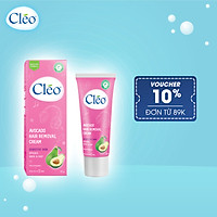 Kem Tẩy Lông Chiết Xuất Bơ Cleo Dành Cho Da Nhạy Cảm 25g, an toàn, không đau và đạt hiệu quả nhanh chóng