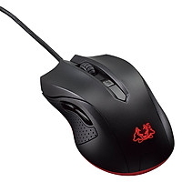 Chuột Chơi Game Có Dây Asus Cerberus 500/1000/1500/2500 DPI LED 6 Nút - Hàng Chính Hãng