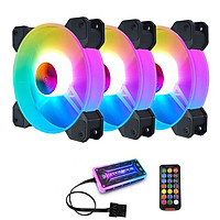 Bộ quạt tản nhiệt máy tính Coolmoon X RGB - Hàng nhập khẩu