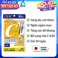 Viên uống Vitamin C DHC Nhật Bản giúp sáng da mờ thâm thực phẩm chức năng giúp tăng cường sức đề kháng JN-DHC-C