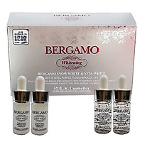 Serum Bergamo SNOW WHITE Giúp Da Trắng Hồng Căng Mịn Tặng Mask 3W Bất Kỳ