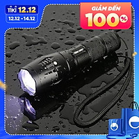 Đèn pin siêu sáng hợp kim hàng full box