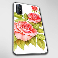 Ốp lưng dành cho Oppo Reno3, Reno3 Pro, Reno4, Reno4 Pro mẫu Hoa hồng đỏ