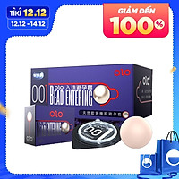 Bao cao su OLO Bead Entering, siêu mỏng, nhiều gel, tăng kích thước chiều dài 3cm - Hộp 10 bcs