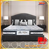 Đệm lò xo túi độc lập Kim Cương Asling Pro tinh chất lô hội - cao 28cm