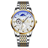 Đồng Hồ Cơ Cao Cấp Chính Hãng Pagini Automatic PA9922 Dây Thép Đúc, Chống Nước 3ATM - Lịch Mặt Trăng Mặt Trời