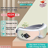 Máy Massage Mắt Cao Cấp KINGTECH KY-925 - Mát xa Áp Suất Túi Khí Kèm Nhiệt - Tích Hợp Nghe Nhạc Bluetooth - Giảm Mỏi, Khô Mắt, Quầng Thâm - Cải Thiện Giấc Ngủ - Hàng Chính Hãng