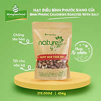 Hạt Điều Bình Phước Rang Củi Nonglamfood Túi 454g | Hạt Dinh Dưỡng Tốt Cho Sức Khoẻ