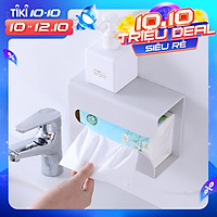 Hộp đựng khăn giấy gián tường tiện lợi - Chính hãng