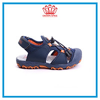 Sandals Bít Mũi Bảo Vệ Chân Nam Cao Cấp Kiểu Dáng Thể Thao Crown Space UK active CRUK804 Nhẹ Êm Thoáng Khí Dành cho Bé Trai Từ 4 đến 14 Tuổi/Size 26-35