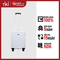 Vali du lịch LUG thương hiệu Lusetti LS1801BFD: 100% nhựa PP Chống bể vỡ, chống trầy xước,khoang chứa rộng rãi