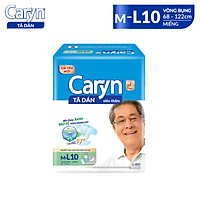 Tã Dán Người Lớn Caryn Siêu Thấm Size ML - 10 Miếng/20 Miếng/40 Miếng Dành Cho Người Hạn Chế Khả Năng Đi Lại