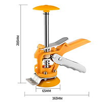 Kích kê con đội lấy cốt gạch ốp tường 1 trụ bóp tay 205mm có mũ che vữa rơi